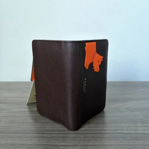 Radley London Radley Stamp Medium Bifold Wallet - Dark Brown - Picture 4 of 5